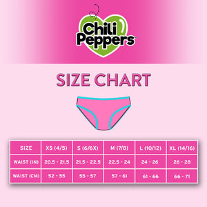 Chili Pepper - Little Girls 20 Pack Underwear