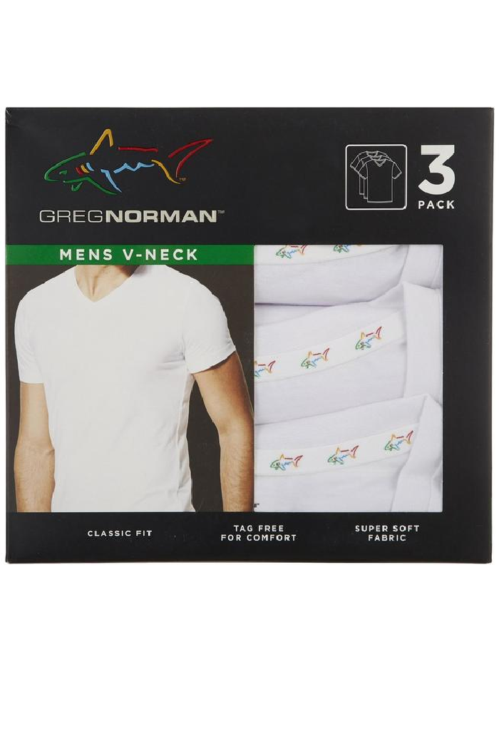 GREG NORMAN - Men's 3 pack V-Neck Shirts