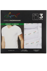 GREG NORMAN - Men's 3 pack V-Neck Shirts