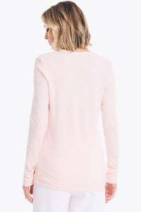 NAUTICA Women's Thermal Long Sleeve V-Neck