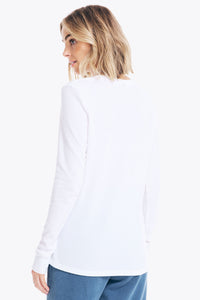 NAUTICA Women's Thermal Long Sleeve V-Neck
