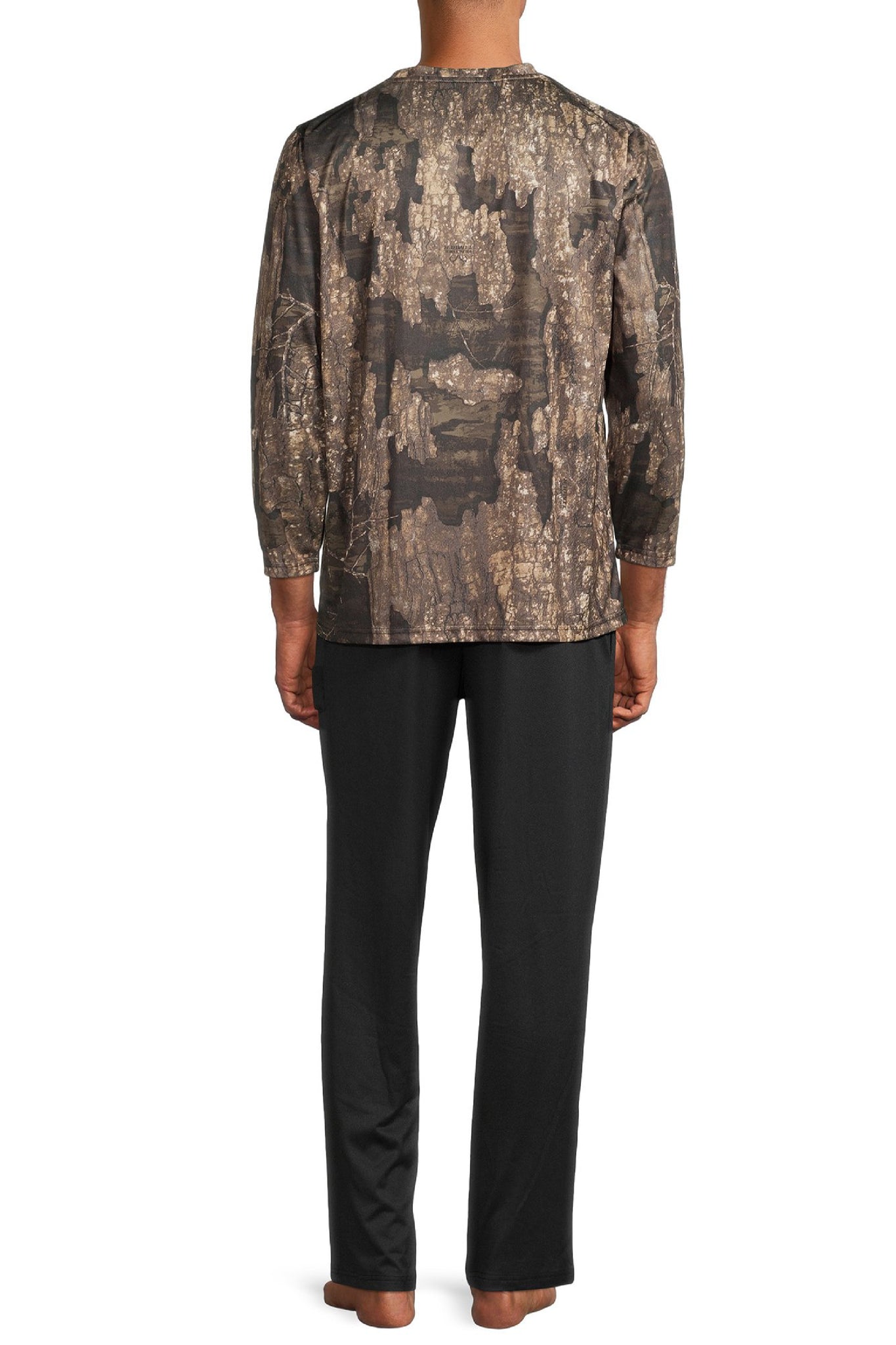 REALTREE Mens Top and Pants Pajamas Sleepwear Set