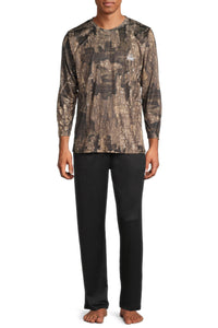REALTREE Mens Top and Pants Pajamas Sleepwear Set