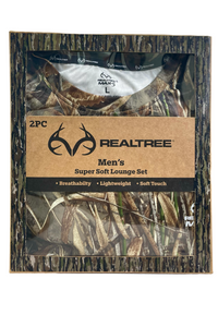 REALTREE Mens Top and Pants Pajamas Sleepwear Set